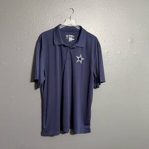 Dallas Cowboys Authentic Dry-Wick Polo Size 2XL